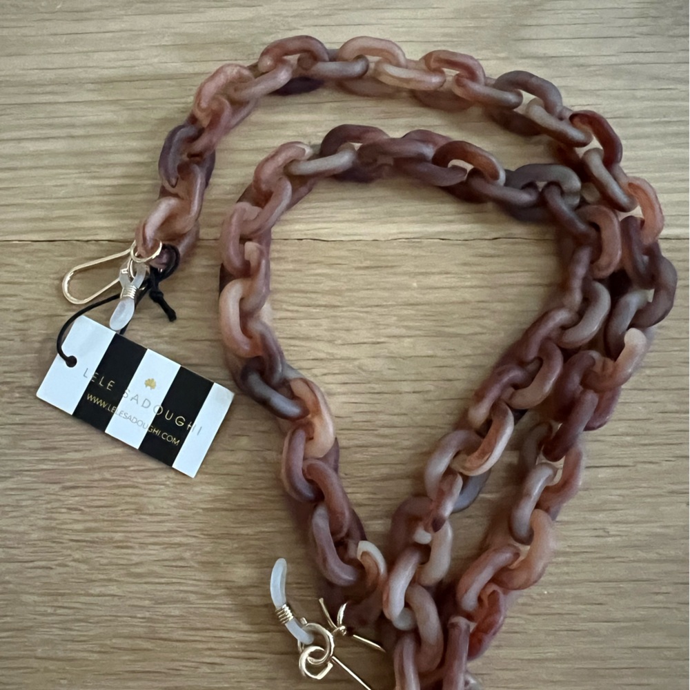 Lele Sadoughi Necklace/mask chain
